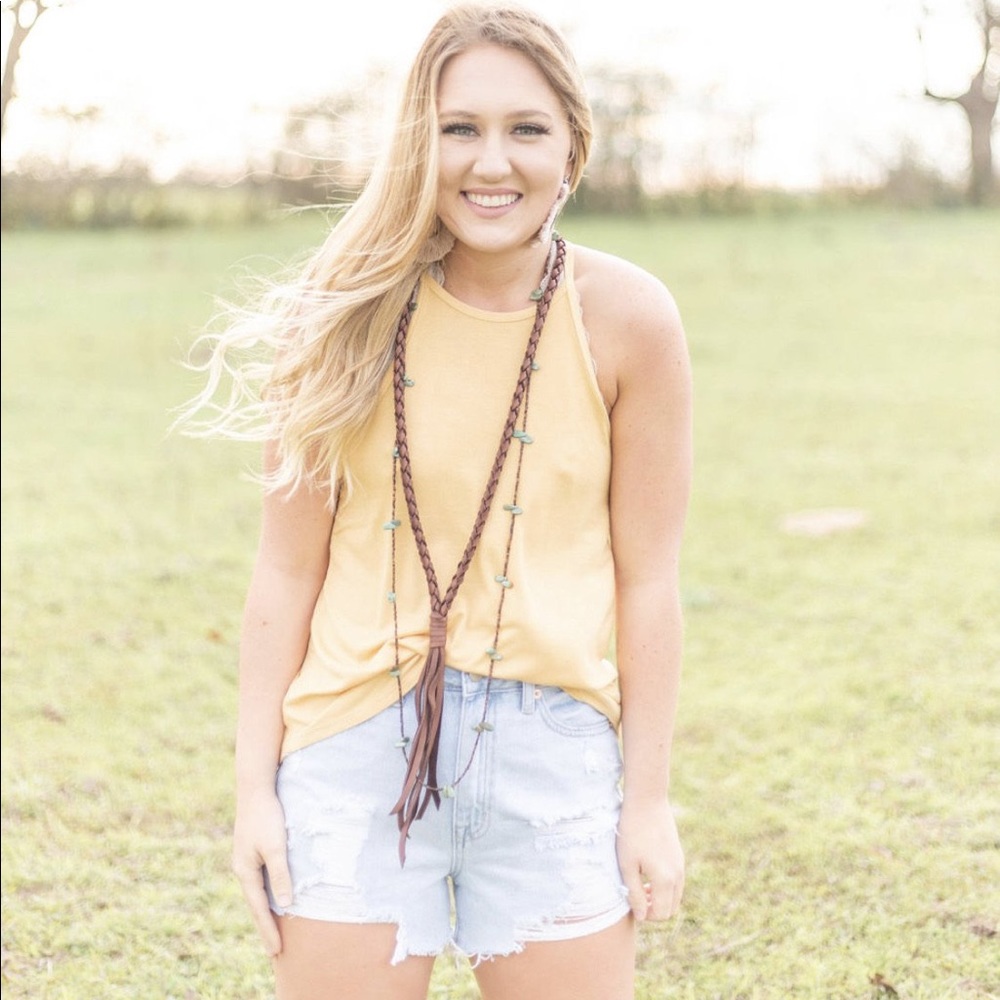 Faye High Neck Tank